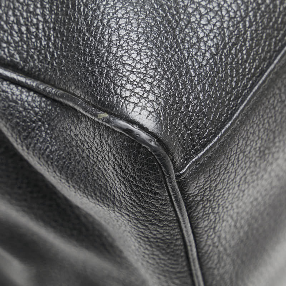 Bottega Veneta black leather business bag - Picture 6 of 8
